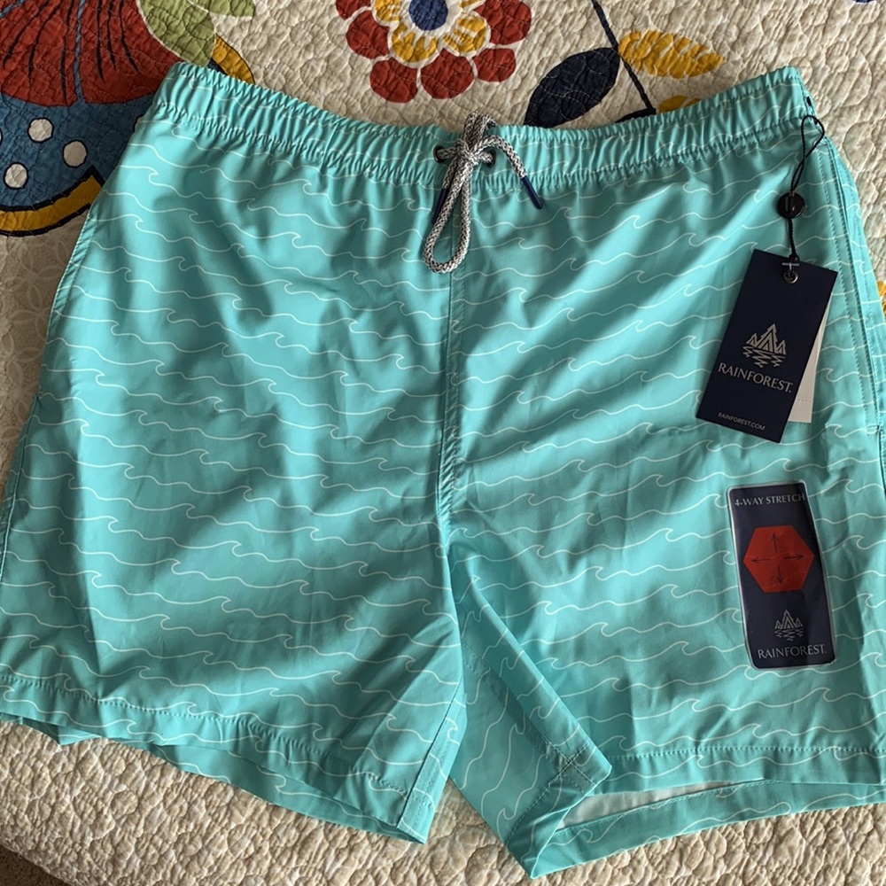 NWT Men’s Swim Trunks—Rainforest Men’s swim/beach